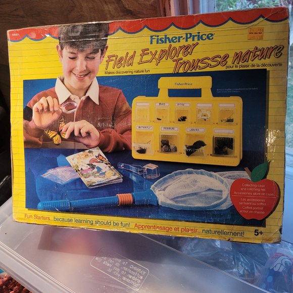 1987/88 Fisher Price Field Explorer Set with Box - Picture 11 of 16